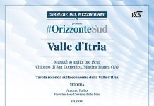 Orizzonte sud – Valle d’Itria: martedi’ 10 luglio tavola rotonda
