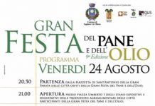 “Gran festa del pane e dell’olio” ad Uggiano La Chiesa: appuntamento il 24 agosto con i sapori salentini