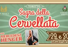 Sagra della Cervellata a Toritto. Madrina dell’evento Mercedesz Henger, sul palco anche i Broyken Frames