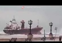 Mercantile turco arenato sulla spiaggia di Pane e Pomodoro