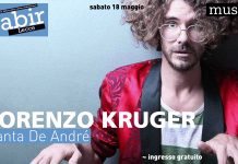 Lorenzo Kruger rende omaggio a Fabrizio De Andrè: il concerto a Lecce per Festival Sabir