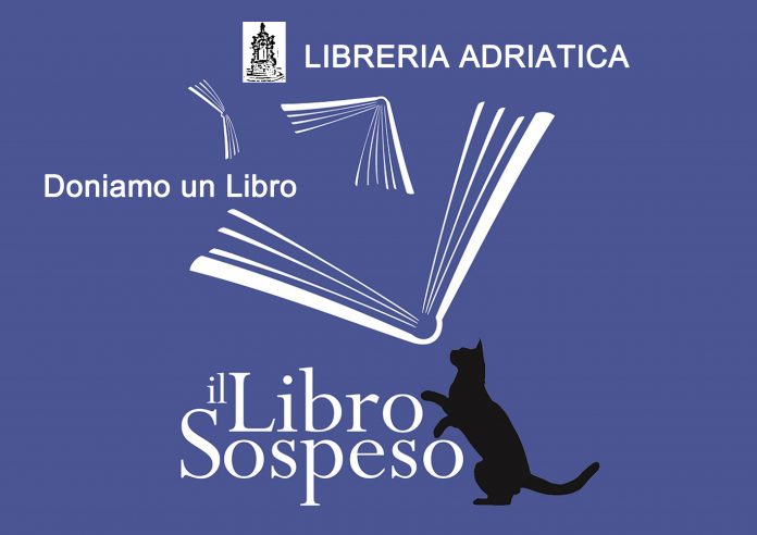 Locandina libreria per libro sospeso