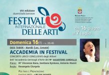 Torna l’VIII edizione del “Festival Internazionale delle Arti” con la direzione artistica del Maestro Salvatore Cordella