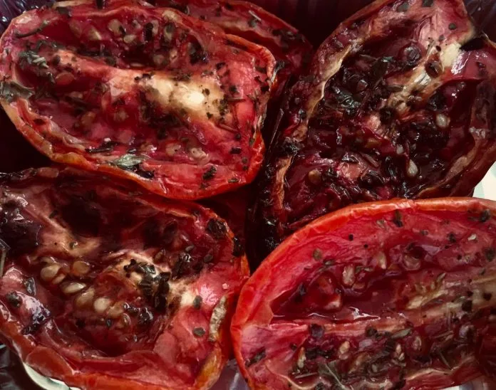 Pomodori alla brace
