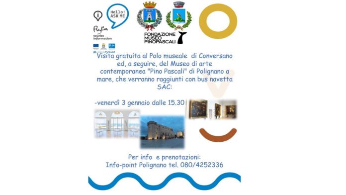 locandina visita polo museale conversano+ museo pino pascali