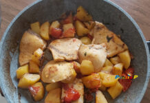 Una ricetta al giorno: Pesce spada con patate e pomodorini