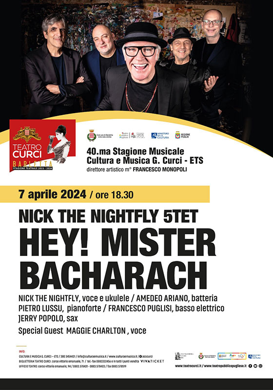 Manifesto-70x100-hey!-Mister-Bacharach