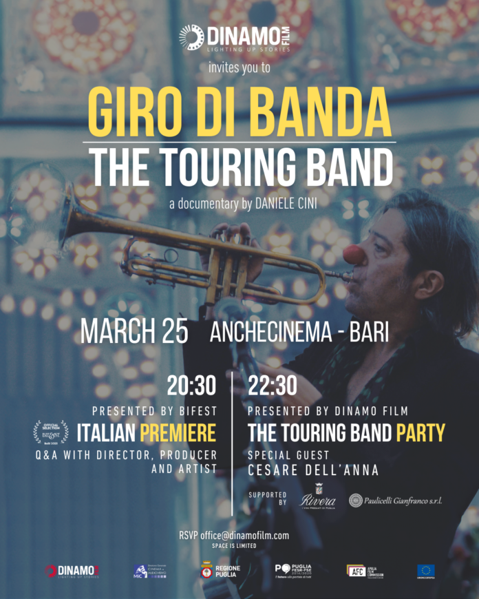 Dinamo Film The Touring Band Italian Premiere Save the date