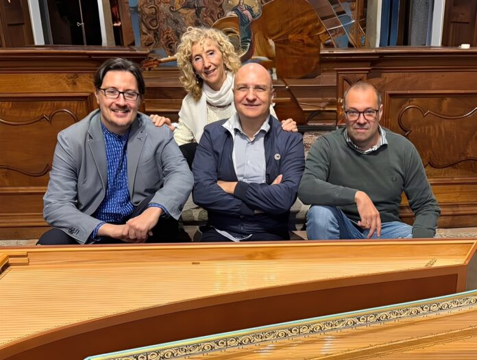Da sx Giacomo Benedetti, Anna Clemente, Cosimo Prontera, Stefano Molardi
