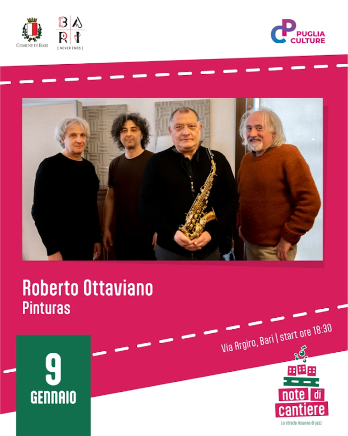 08-01-26 Note di Cantiere_domani Roberto Ottaviano con il progetto Pinturas_locandina