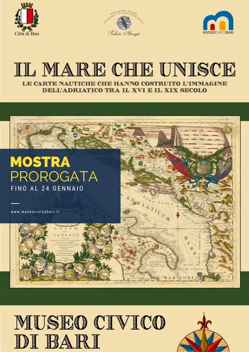 12-01-26 prorogata al 24 gennaio la mostra al Museo Civico Il mare che unisce_locandina