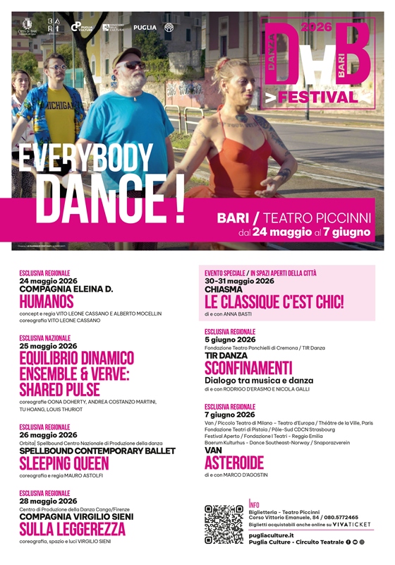 25-05-26 Everybody dance - DAB26 DanzaaBari_prosegue al teatro Piccinni il festival allla danza contemporanea