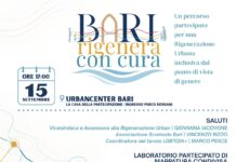 Bari rigenera con cura: martedì 8° incontro pubblico partecipativo per la mappatura del territorio